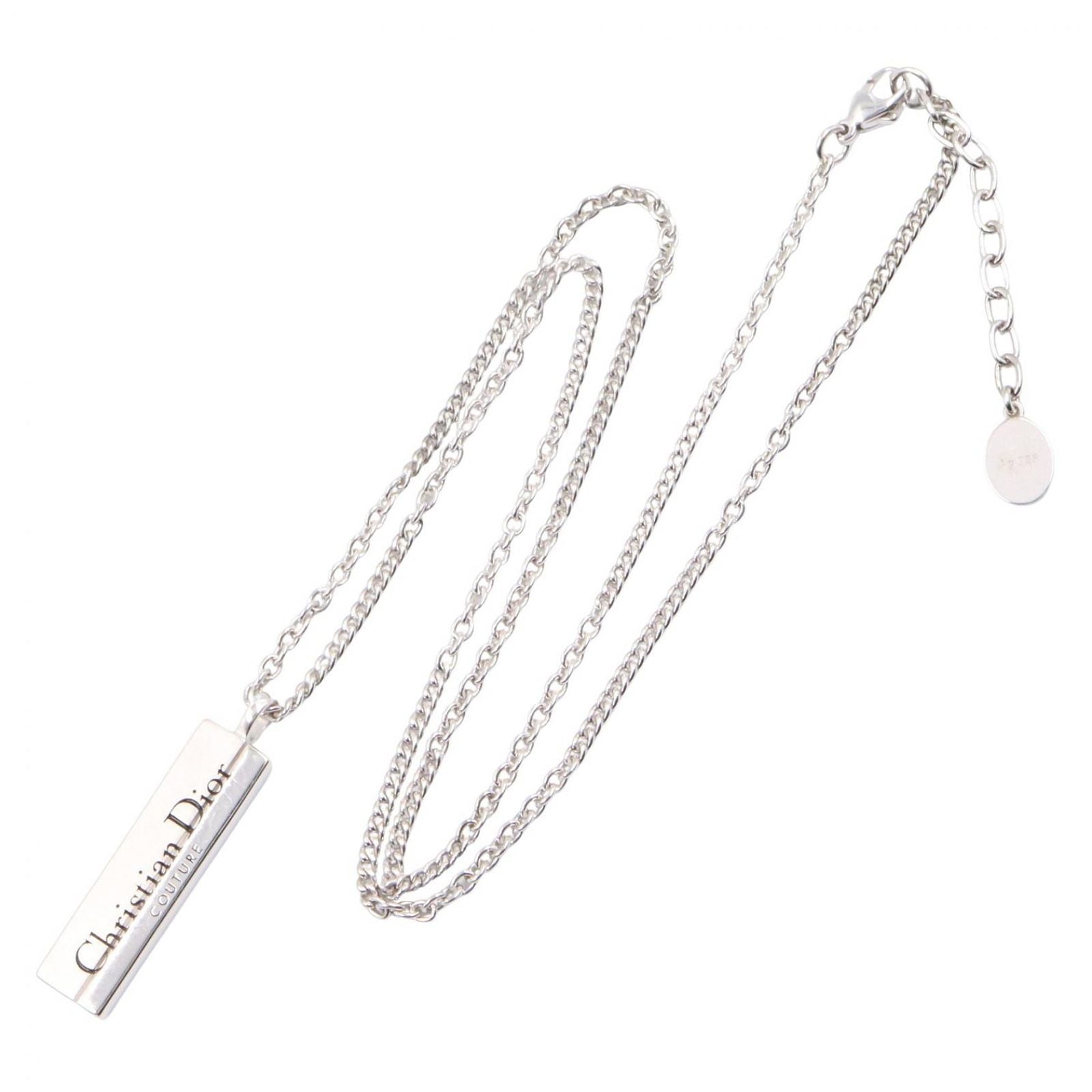 Dior Necklace 54.5 58.5 cm 925 Sterling Silver — view 2