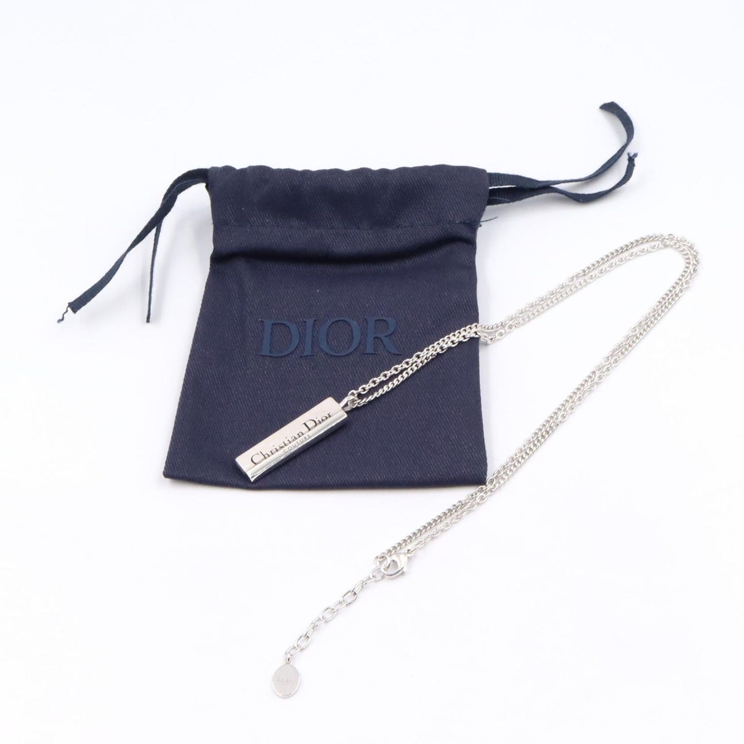 Dior Necklace 54.5 58.5 cm 925 Sterling Silver — view 7