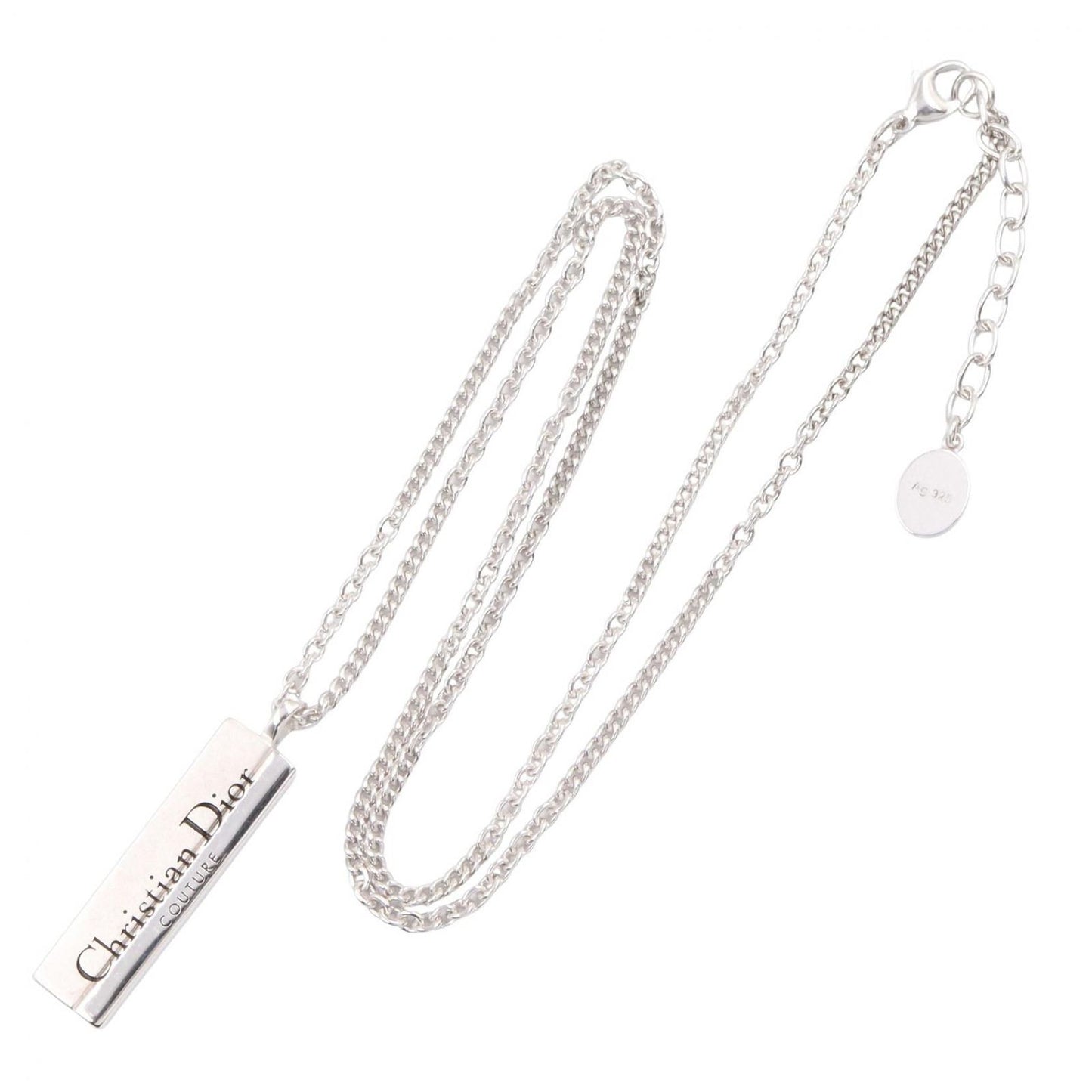 Dior Necklace 54.5 58.5 cm 925 Sterling Silver — view 2