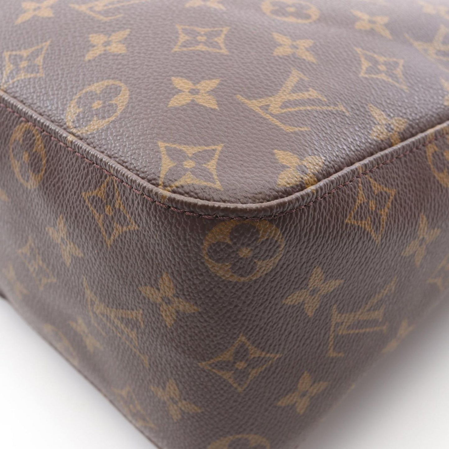 Louis Vuitton Shoulder Bag Looping GM Canvas Leather — view 6