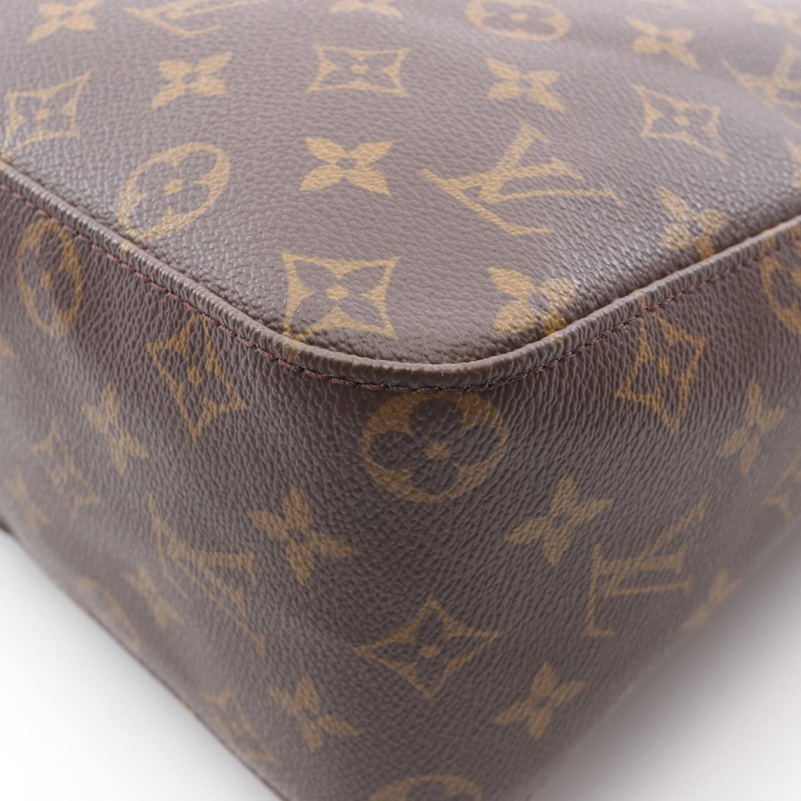 Louis Vuitton Shoulder Bag Looping GM Canvas Leather — view 6