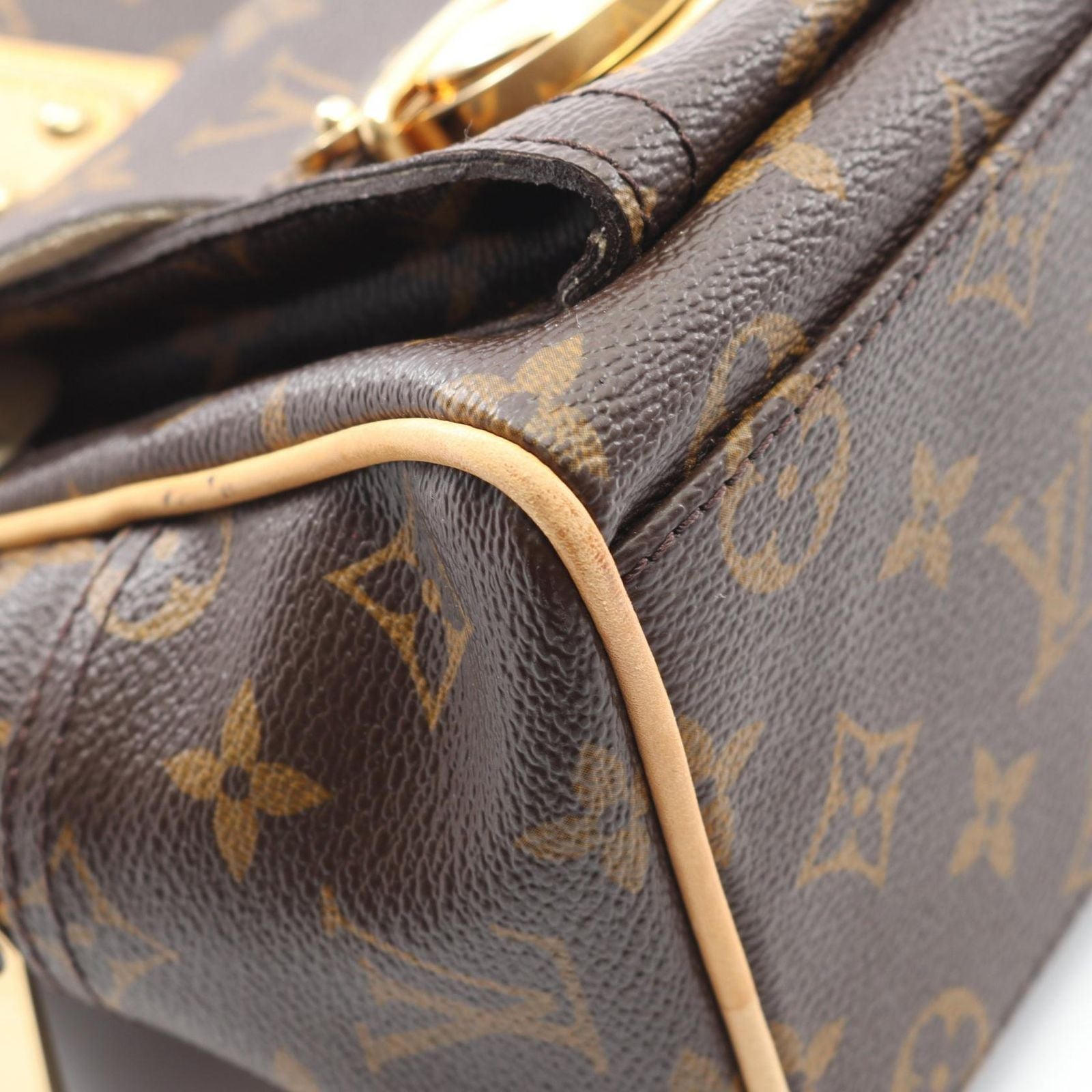 Louis Vuitton Handbag Manhattan PM Canvas Leather — view 7