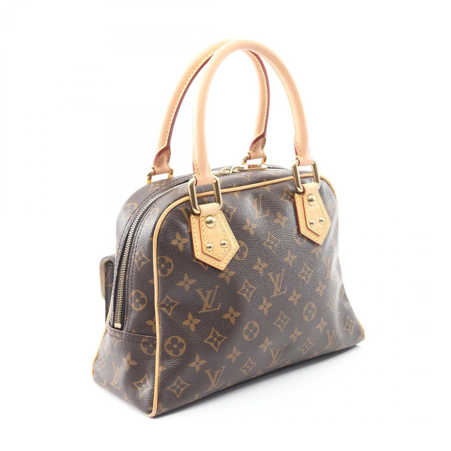 Louis Vuitton Handbag Manhattan PM Canvas Leather — view 2
