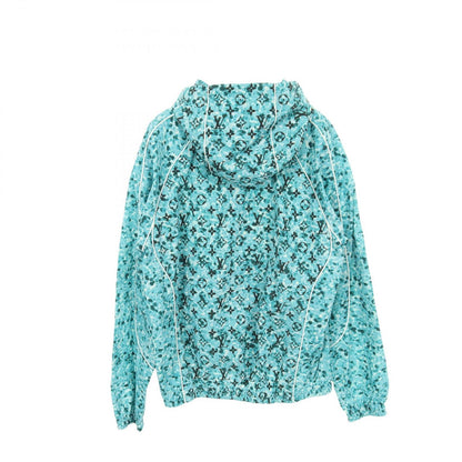 Louis Vuitton Mountain Hoodie Monogram Printed Windbreaker Blue Nylon — view 2