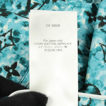 Louis Vuitton Mountain Hoodie Monogram Printed Windbreaker Blue Nylon — view 4
