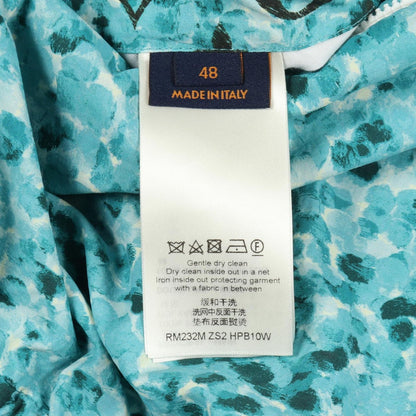 Louis Vuitton Mountain Hoodie Monogram Printed Windbreaker Blue Nylon — view 6