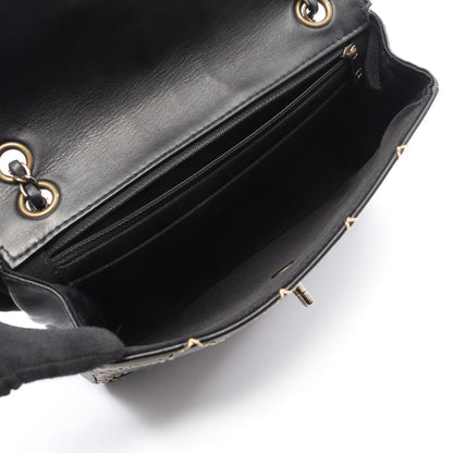 Chanel Shoulder Bag Wild Stitch Black Leather Chain — view 3