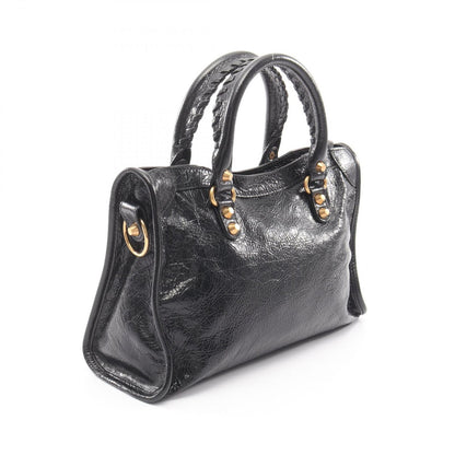 Balenciaga Handbag City Small 2-Way Black Leather — view 2