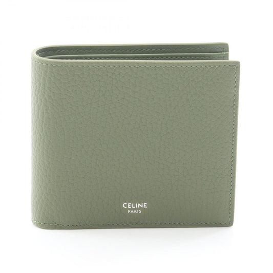 Celine Bifold Wallet Light Khaki Leather