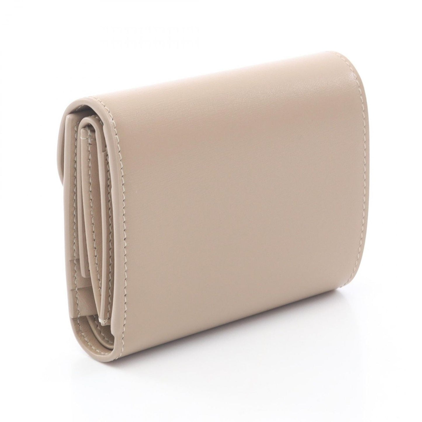 Celine Trifold Wallet Triomphe Small Flap Safari Leather — view 2