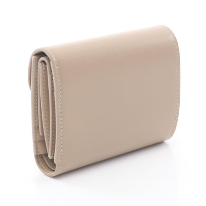 Celine Trifold Wallet Triomphe Small Flap Safari Leather — view 2