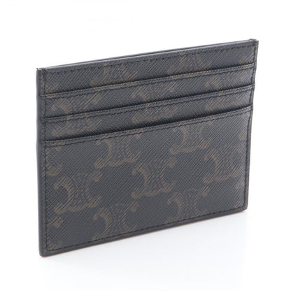 Celine Card Case Triomphe Holder Tan — view 2