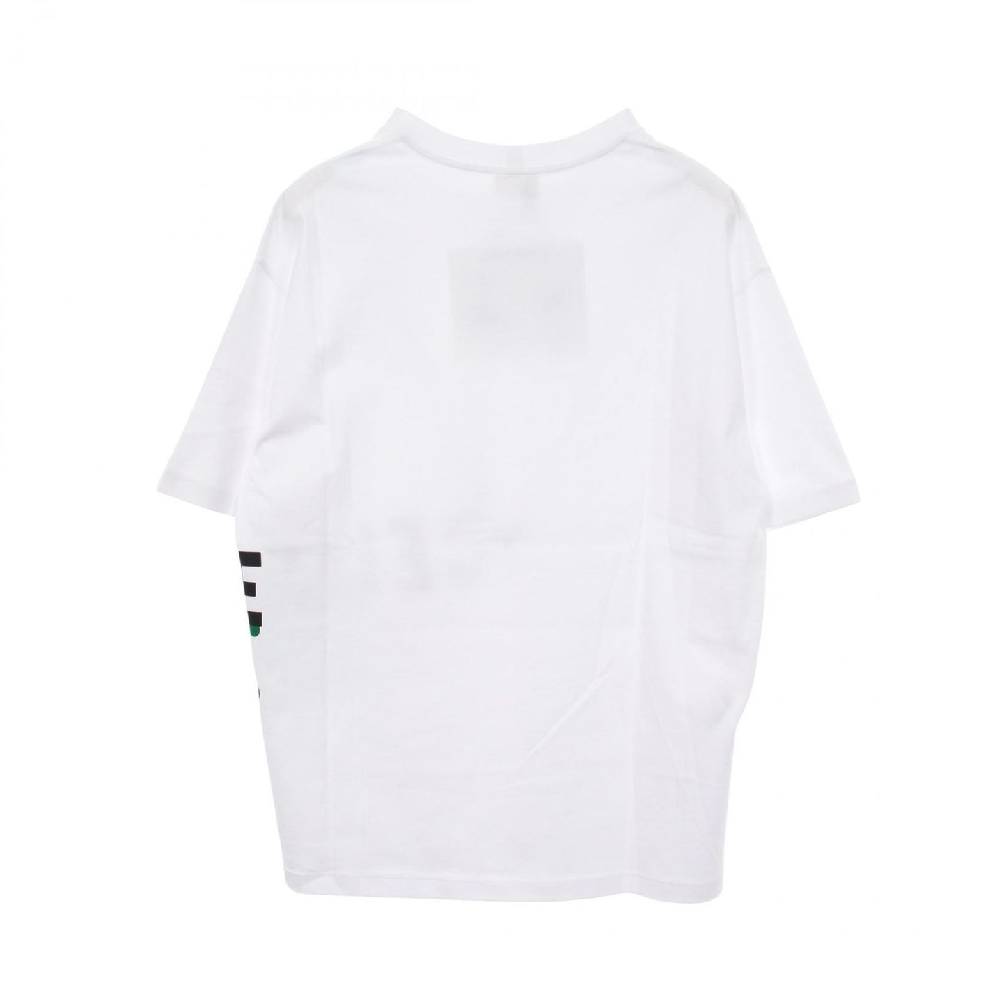 Celine Short Sleeve T-Shirt Triomphe Logo Print White Cotton — view 2