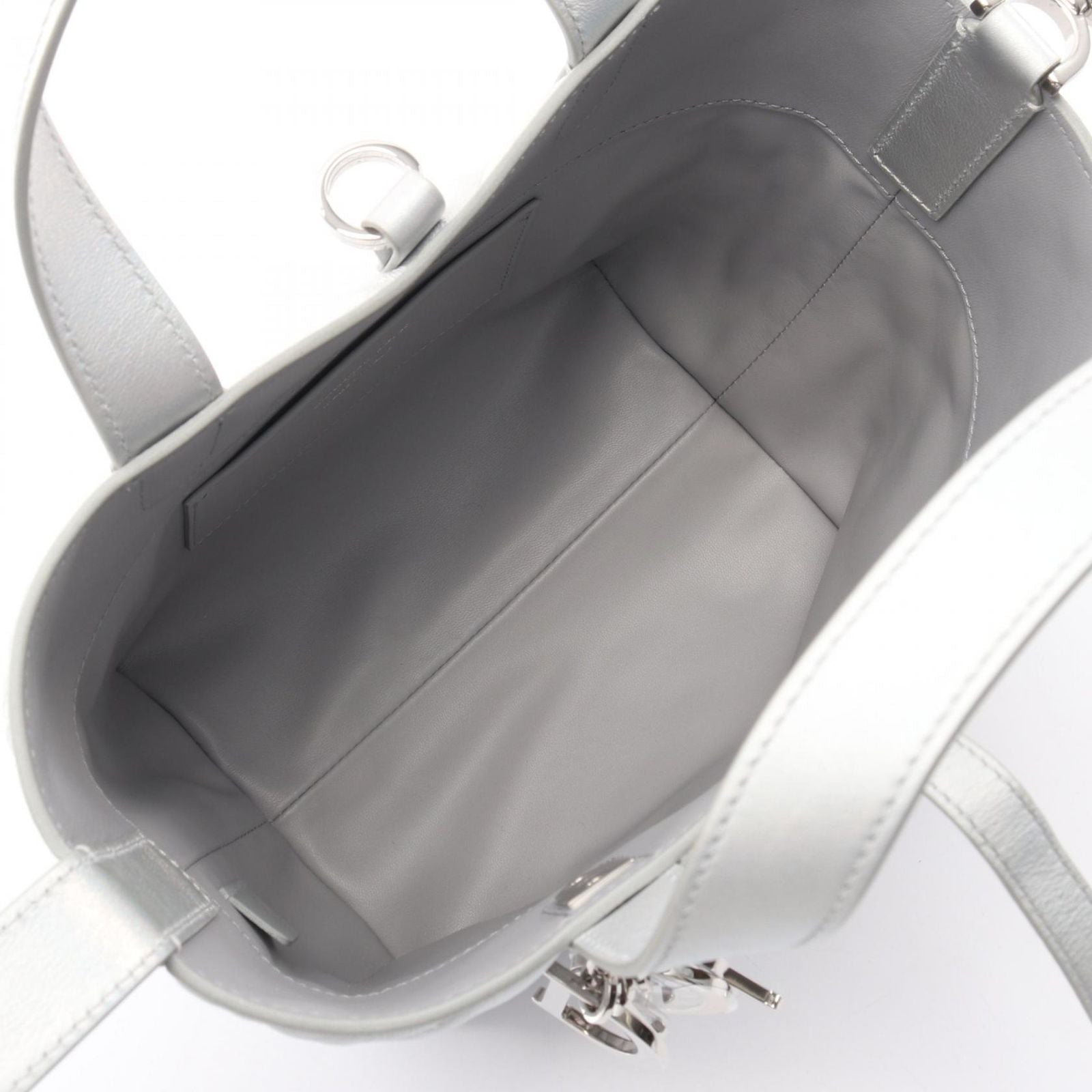 Dior Tote Toujours Cannage 2-Way Silver Leather — view 3