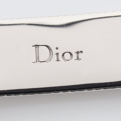 Dior Bracelet Guilloche Chain Link Logo Plate Silver Stainless Steel — view 5