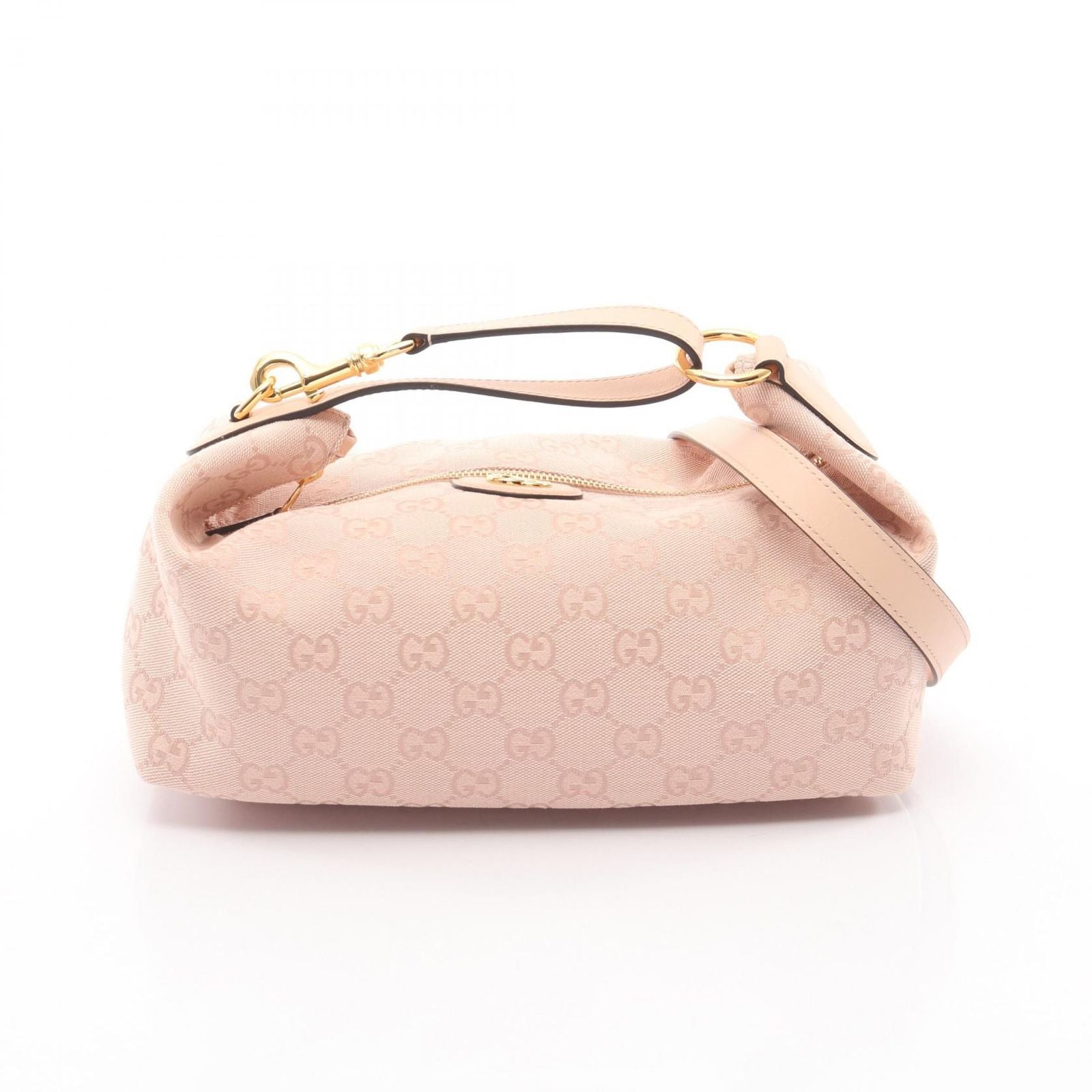 Gucci Handbag Vanity Top Handle Bag GG Canvas 2-Way Pink