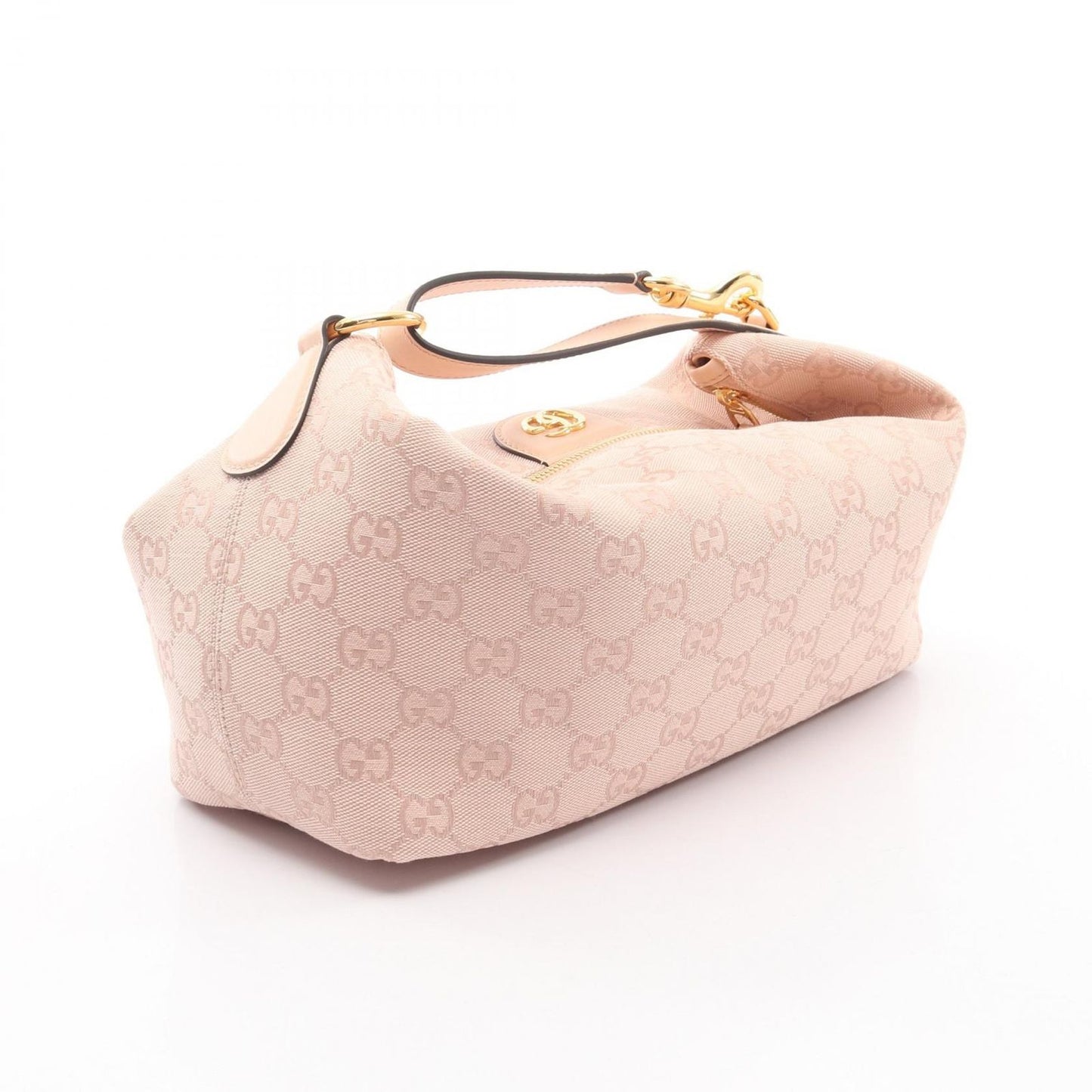 Gucci Handbag Vanity Top Handle Bag GG Canvas 2-Way Pink — view 2