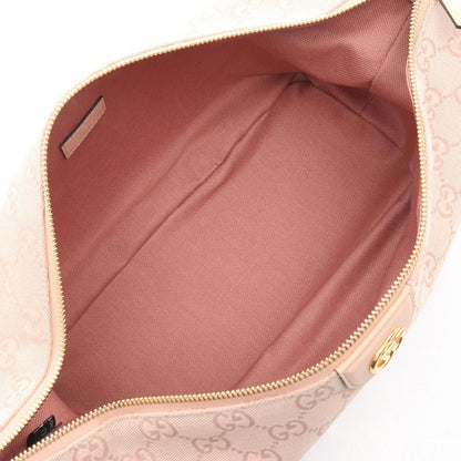 Gucci Handbag Vanity Top Handle Bag GG Canvas 2-Way Pink — view 3