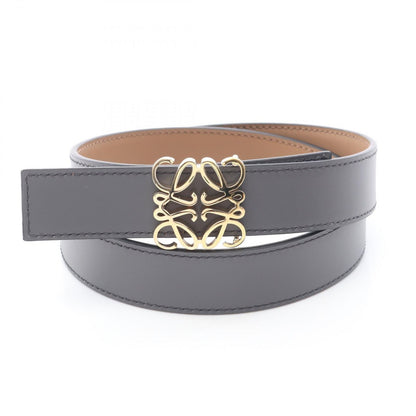 Loewe Belt Reversible Anagram Bombe Gold Tan Leather — view 5