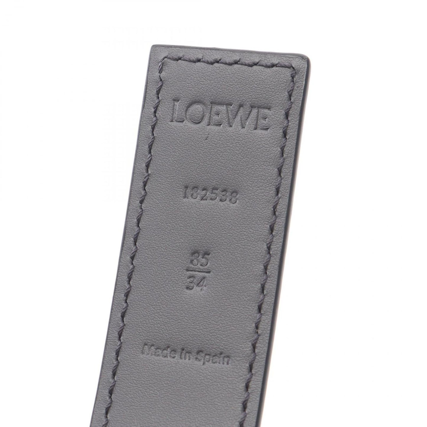 Loewe Belt Reversible Anagram Bombe Gold Tan Leather — view 4