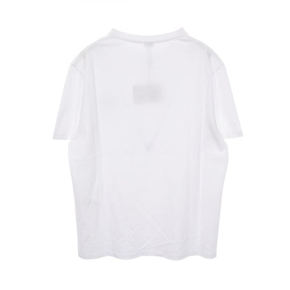 Loewe Short Sleeve T-Shirt Anagram Relaxed Fit White Cotton — view 2