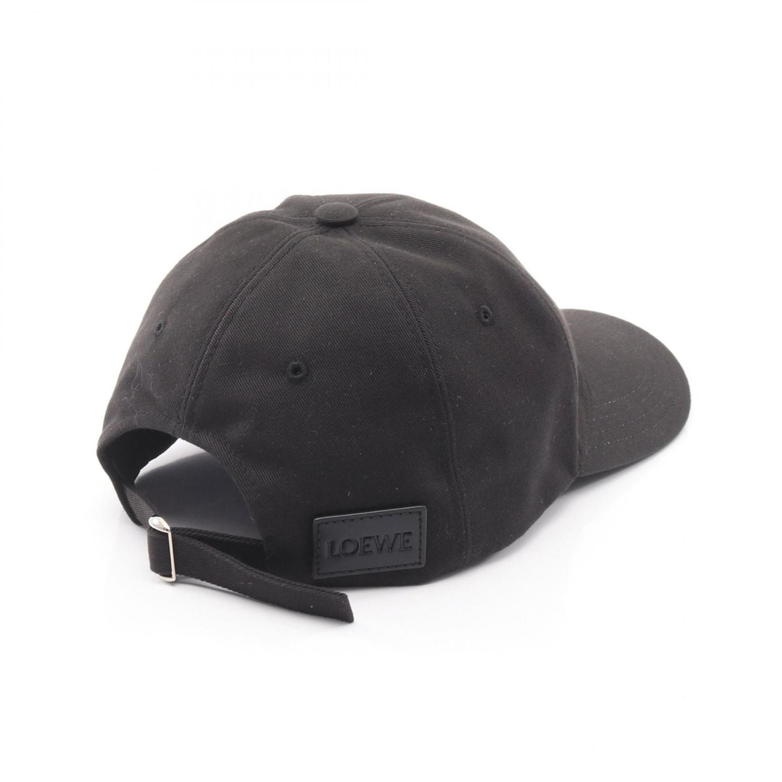 Loewe Cap Logo Embroidery Baseball Black Cap Hat — view 2