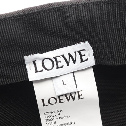 Loewe Cap Logo Embroidery Baseball Black Cap Hat — view 4