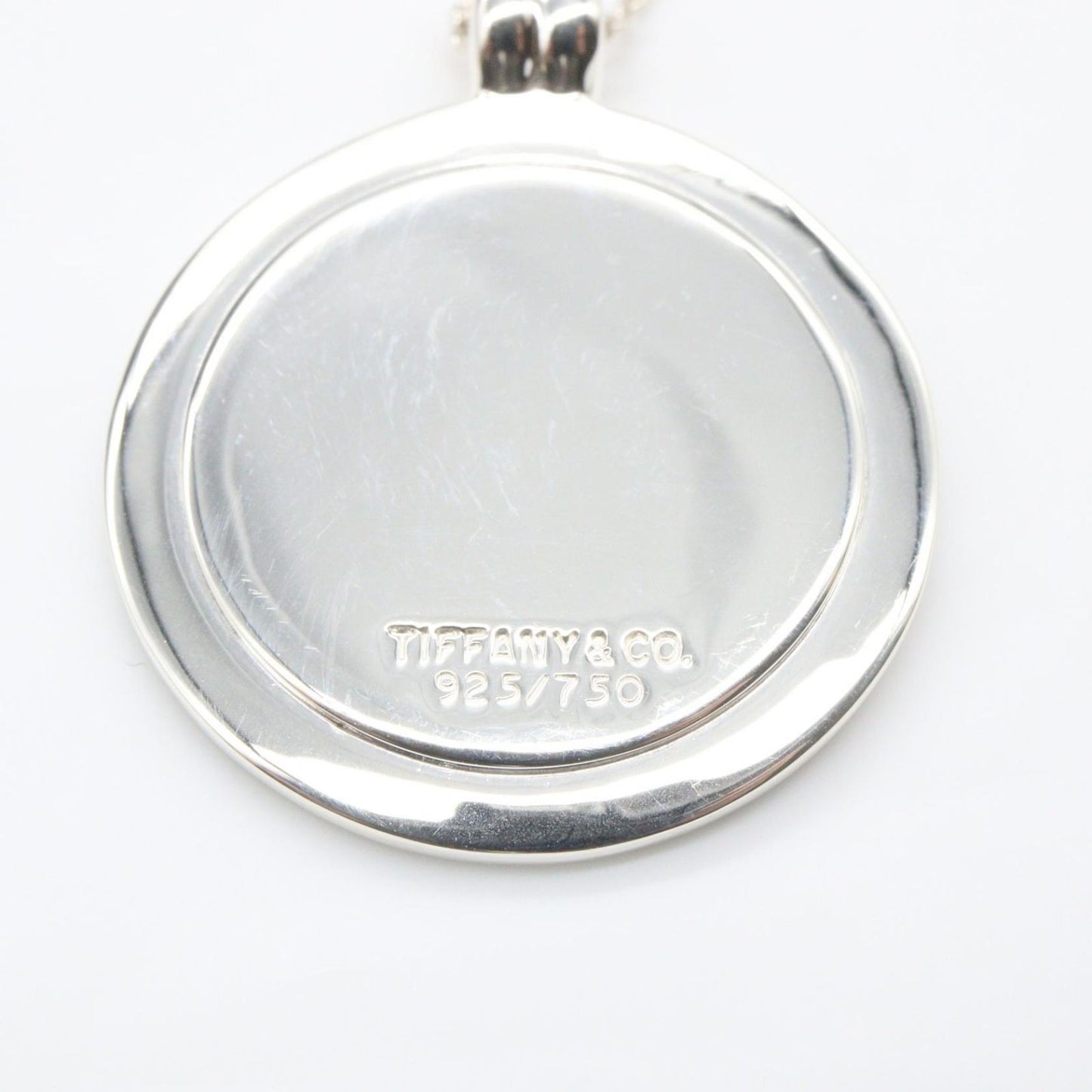 Tiffany & Co Necklace T&c Coin 42 cm 925 Sterling Silver 18k — view 4
