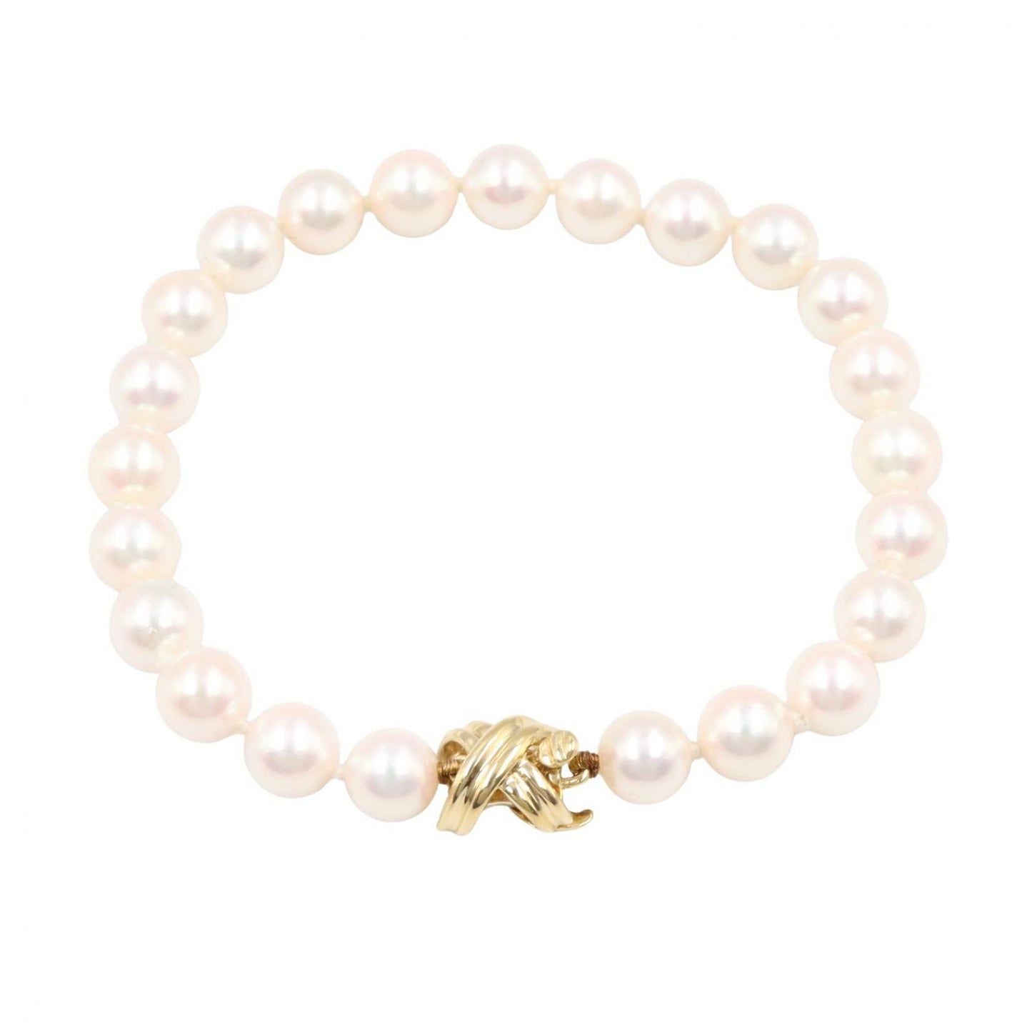 Tiffany & Co Bracelet Signature Pearl 14.5 cm 18k — view 2