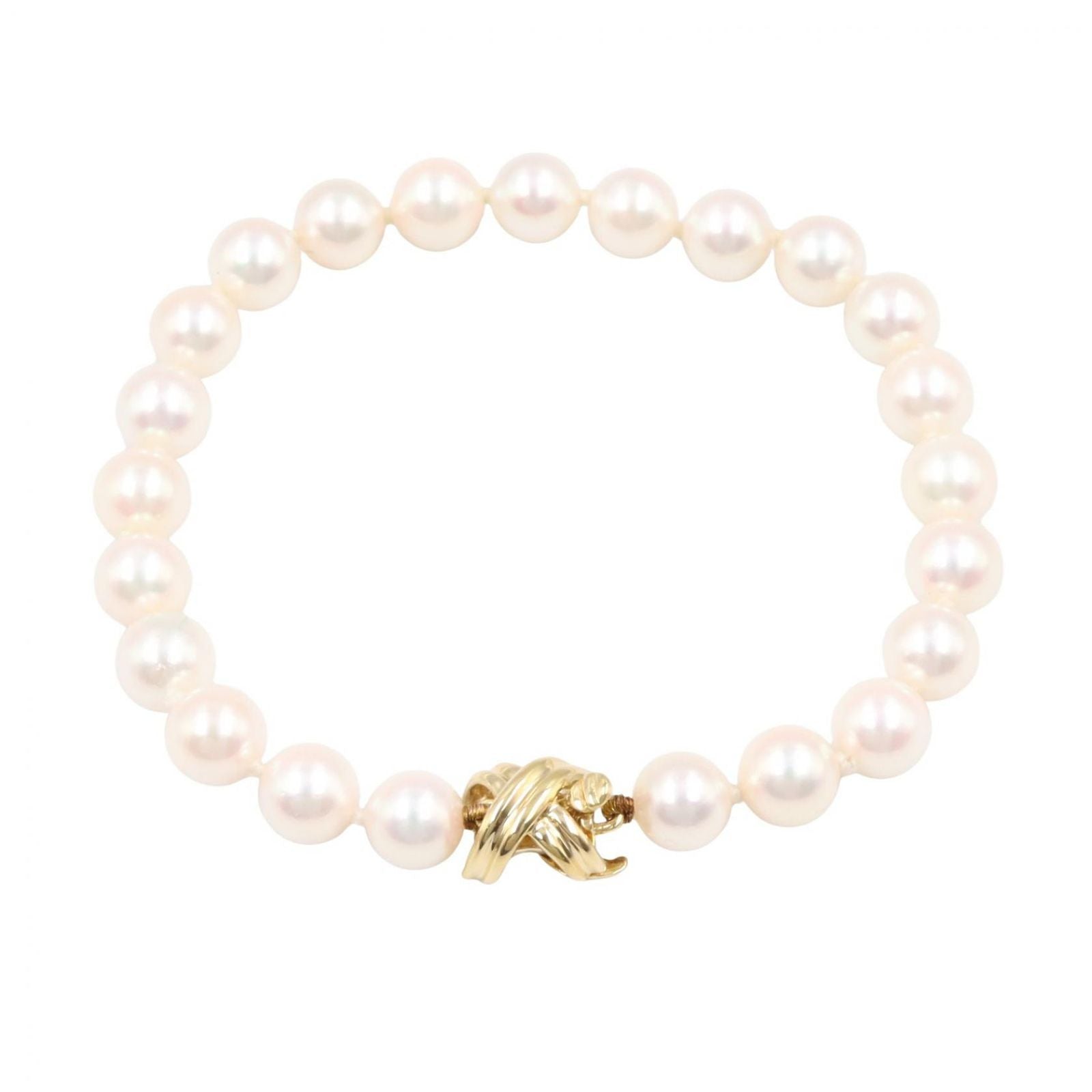Tiffany & Co Bracelet Signature Pearl 14.5 cm 18k — view 2