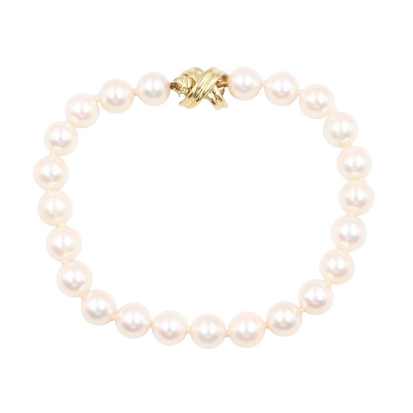 Tiffany & Co Bracelet Signature Pearl 14.5 cm 18k