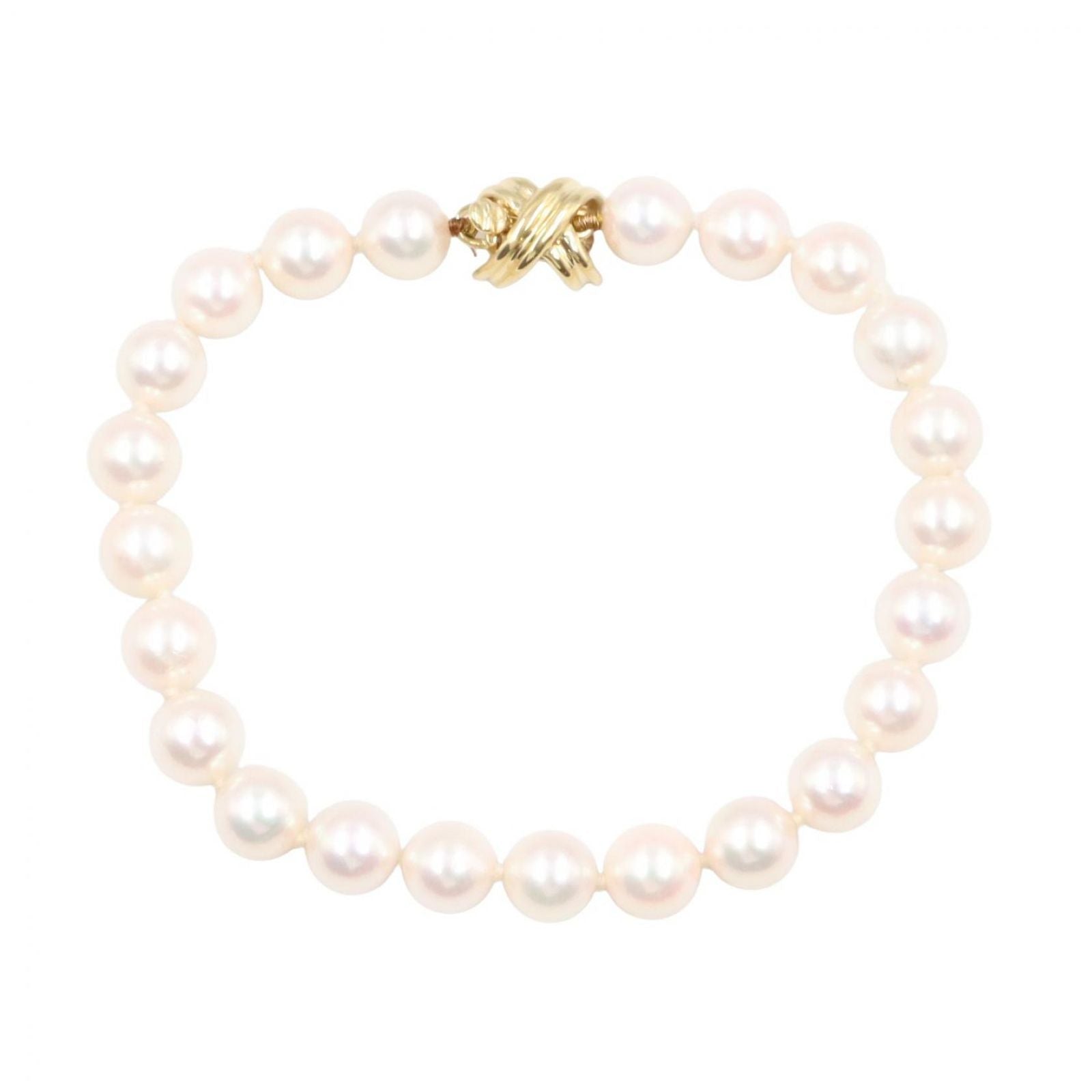 Tiffany & Co Bracelet Signature Pearl 14.5 cm 18k