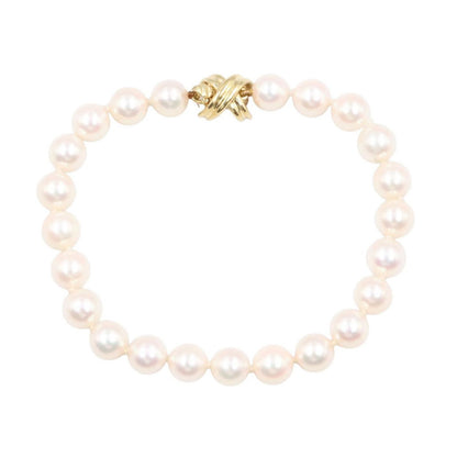 Tiffany & Co Bracelet Signature Pearl 14.5 cm 18k