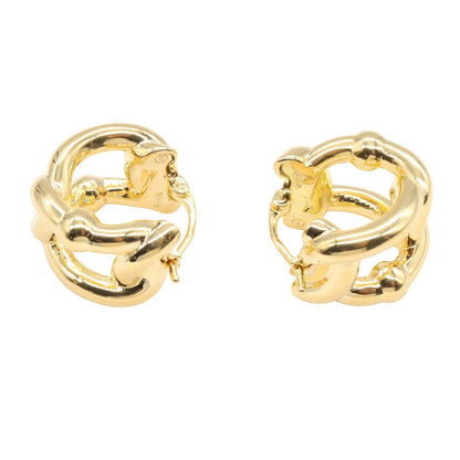 Bottega Veneta Earrings Hoop Gold — view 3
