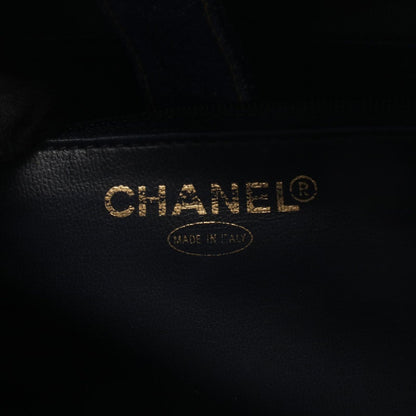Chanel Handbag CC Logo Vanity 2-Way Denim Blue CC Shoulder — view 4
