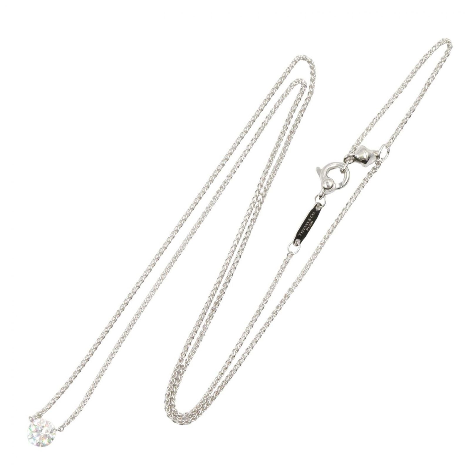 Tiffany & Co Necklace Titan Setting by Forel William Diamond — view 2