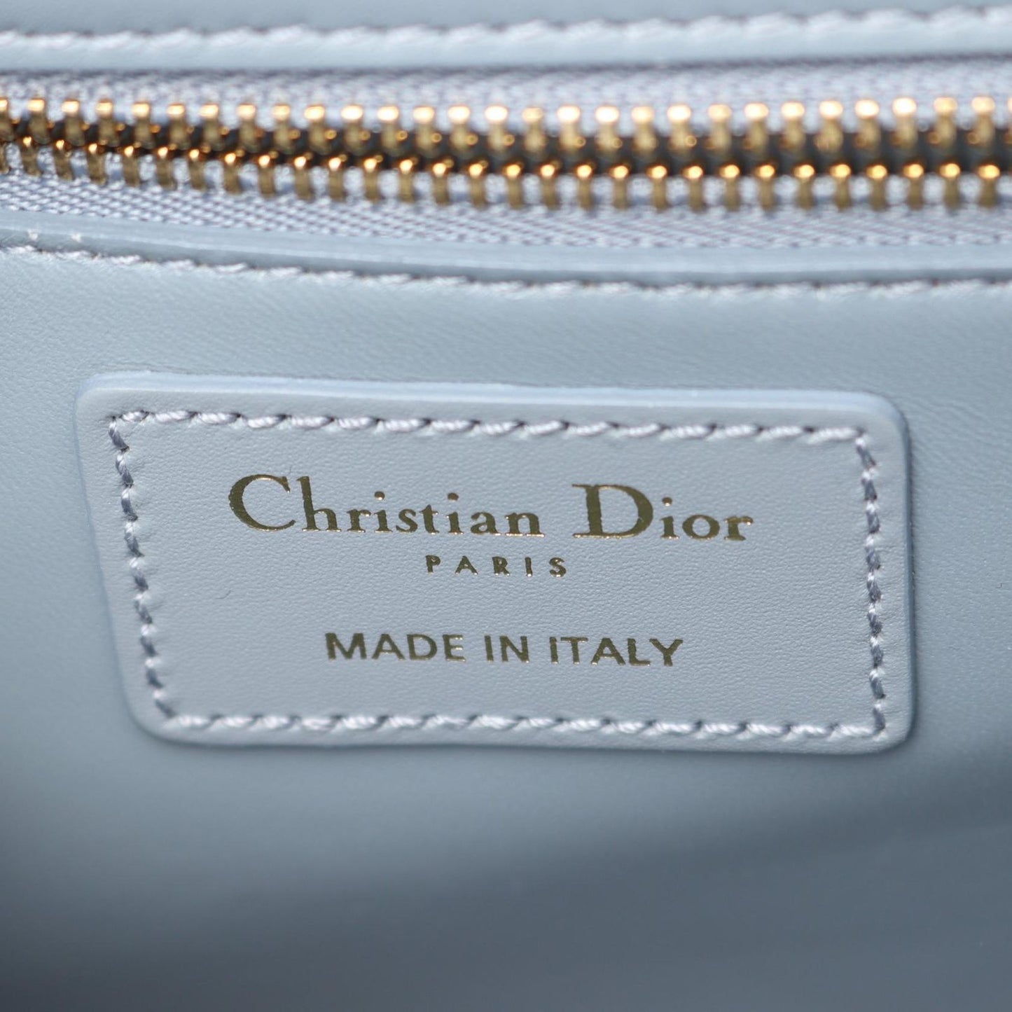 Dior Shoulder Bag 30 Montaigne Blue Gray Leather — view 4