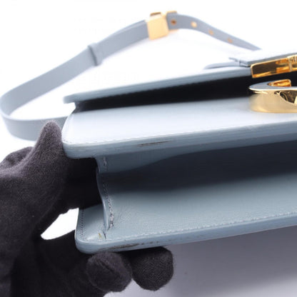 Dior Shoulder Bag 30 Montaigne Blue Gray Leather — view 8