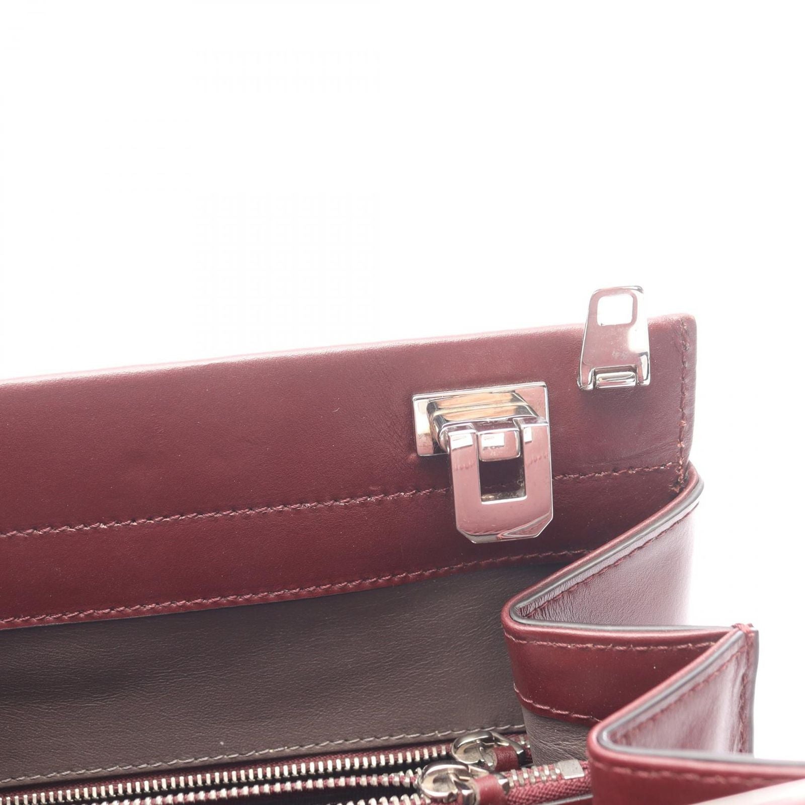 Gucci Handbag Zumi Top Handle 2-Way Wine Red Leather — view 5