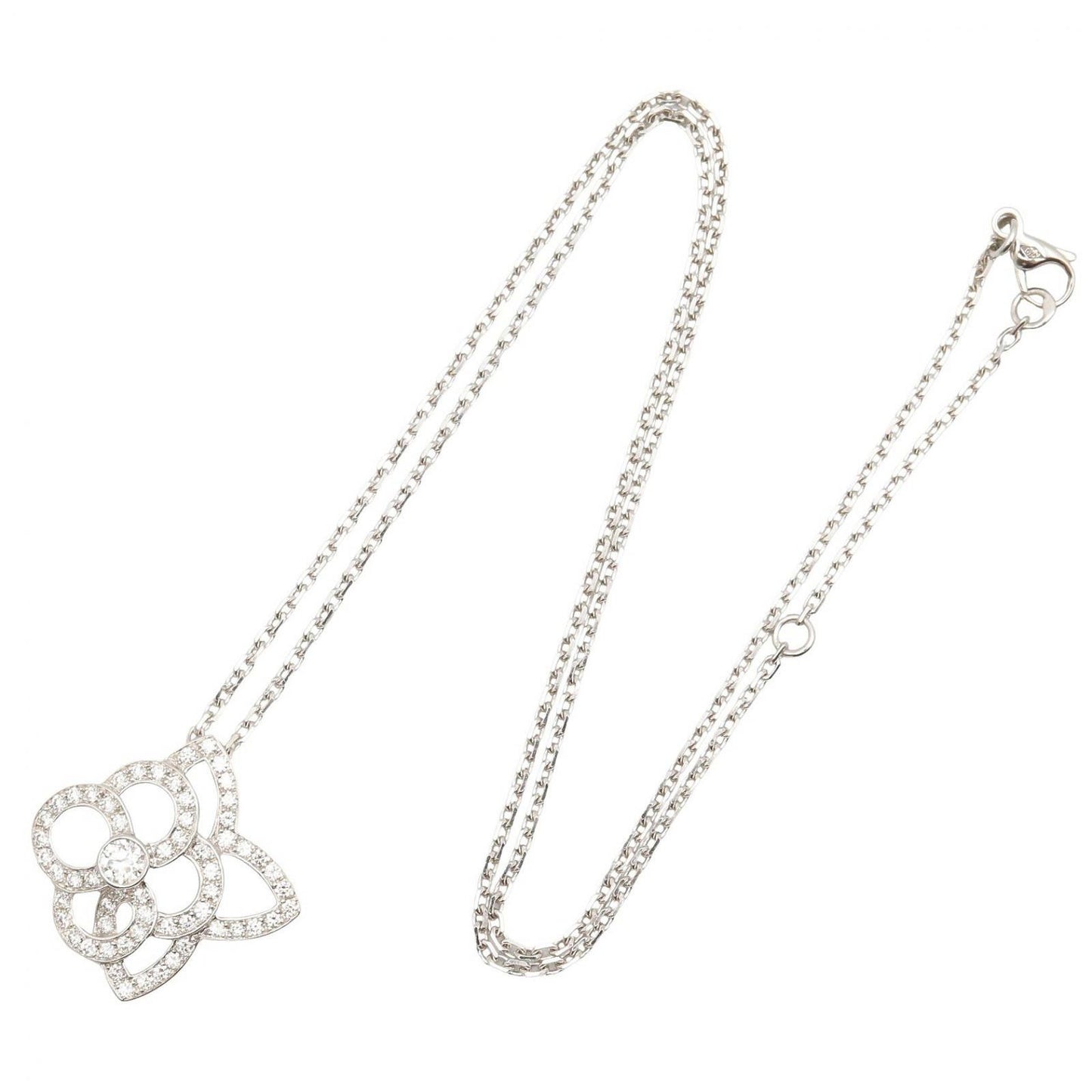 Louis Vuitton Necklace Full Ardante Diamond 38 41 cm 18k White Gold — view 2