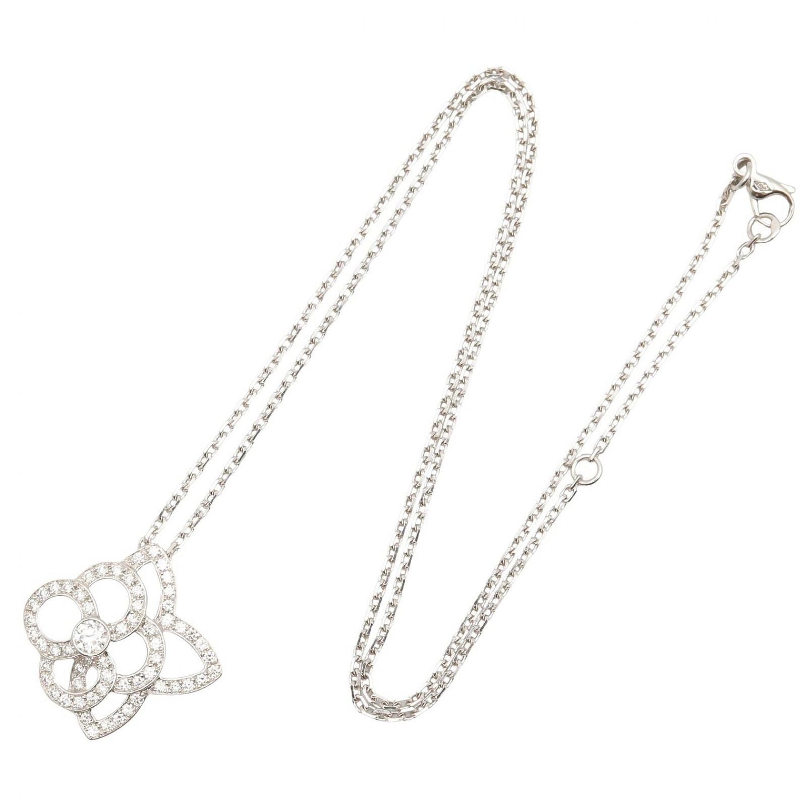 Louis Vuitton Necklace Full Ardante Diamond 38 41 cm 18k White Gold — view 2