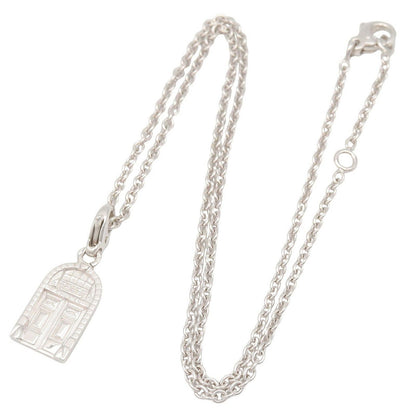 Chanel Necklace Door Motif 37.5 40 cm 18k White Gold — view 2