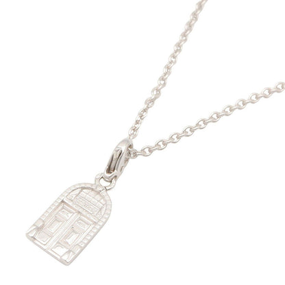 Chanel Necklace Door Motif 37.5 40 cm 18k White Gold