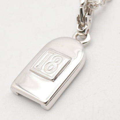Chanel Necklace Door Motif 37.5 40 cm 18k White Gold — view 4