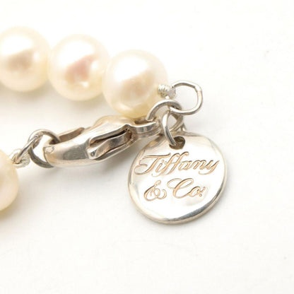 Tiffany & Co Necklace Ziegfeld Pearl 41 cm 925 Sterling Silver — view 4