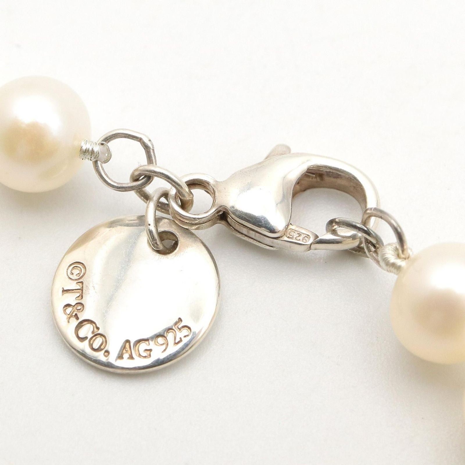 Tiffany & Co Necklace Ziegfeld Pearl 41 cm 925 Sterling Silver — view 3