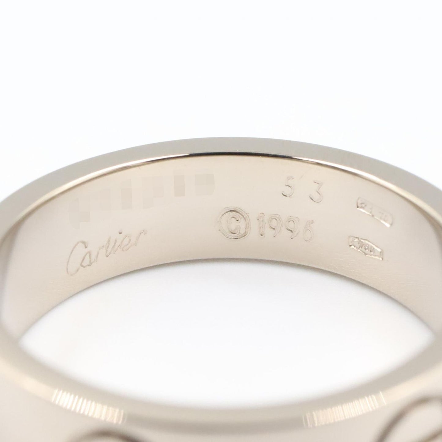 Cartier Ring Love 18k White Gold — view 3