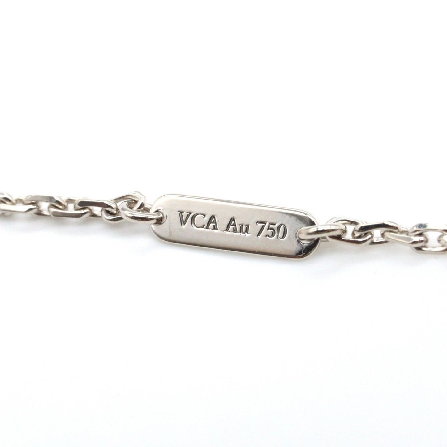Van Cleef & Arpels Necklace Magic Alhambra Diamond 37 41.5 cm 18k White Gold — view 3