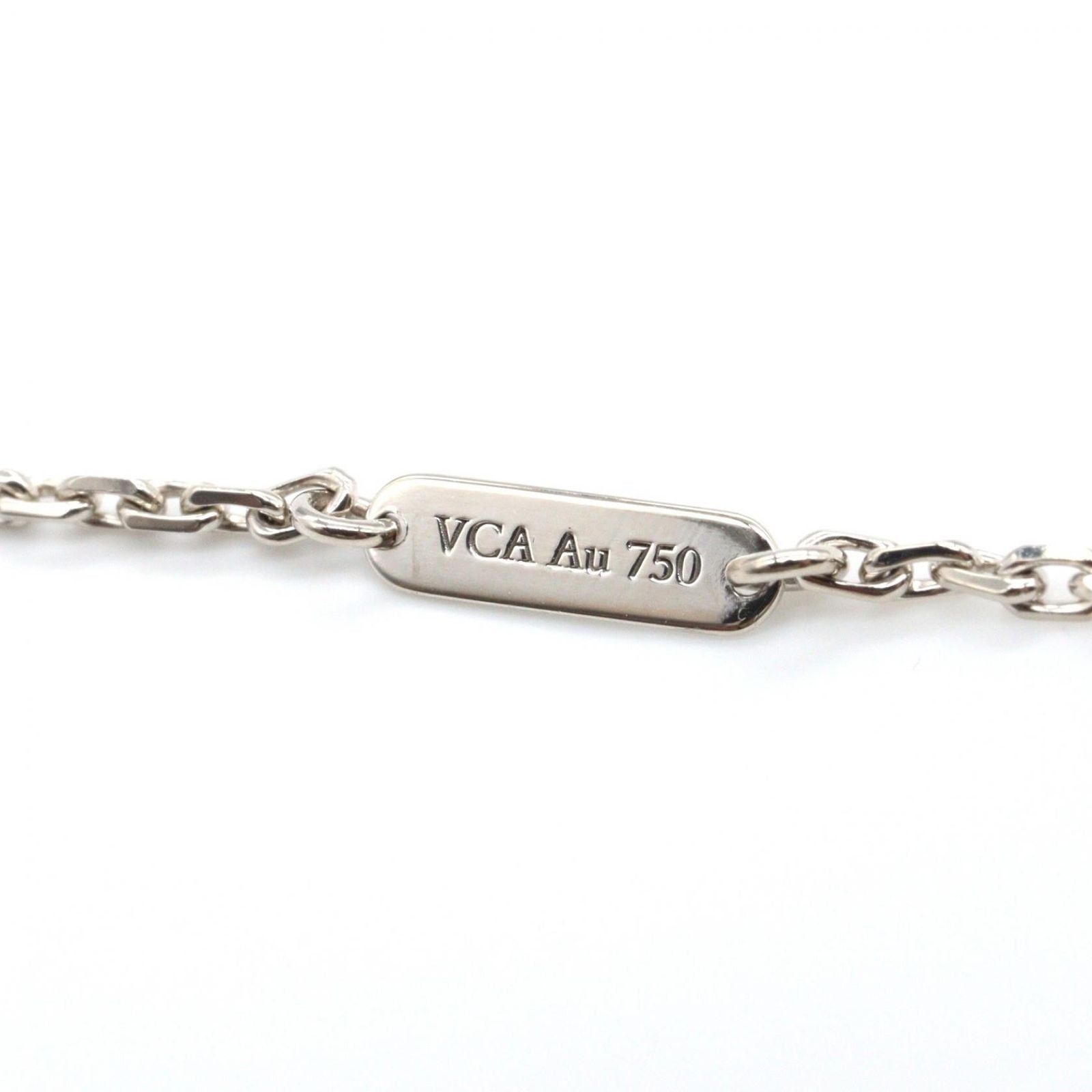 Van Cleef & Arpels Necklace Magic Alhambra Diamond 37 41.5 cm 18k White Gold — view 3