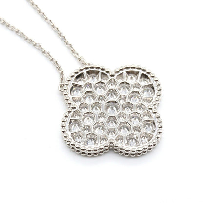 Van Cleef & Arpels Necklace Magic Alhambra Diamond 37 41.5 cm 18k White Gold — view 5
